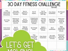 Image result for 30 Day Fitness Challenge