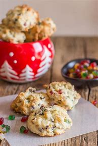 Image result for Christmas Cookies with Candied Fruit