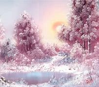 Image result for Bob Ross Winter Sun Canvas Art