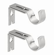 Image result for Metal Curtain Rail Brackets