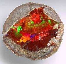 Image result for Fire Opal Geode