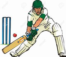 Image result for Cricket Batting Clip Art