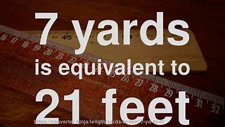 Image result for How Far Is 7 Yards