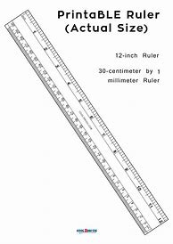 Image result for 12-Inch Ruler Life-Size