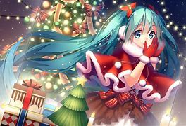 Image result for Christmas Anime Kawaii Girl