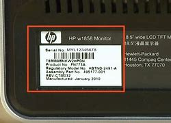 Image result for HP Laptop Model Number