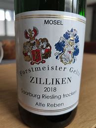 Image result for Zilliken Forstmeister Geltz Riesling Saar Riesling trocken