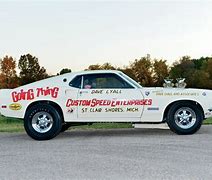 Image result for Old Mustang Drag Car