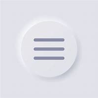 Image result for A White Menu Button