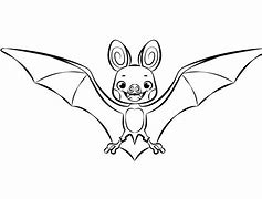 Image result for Bat Outline Drawing Cartoon