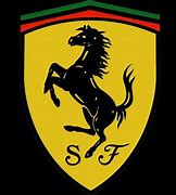 Image result for Ferrari Logo Black Background