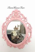 Image result for Shabby Chic Pink Mirror