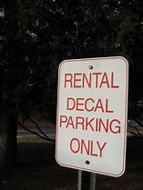 Image result for Custom Parking Decals