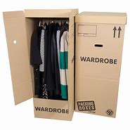 Image result for Wardrobe Packing Boxes
