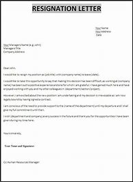 Image result for Resignation Letter Template