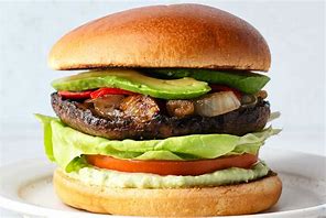 Image result for Vegan Mushroom Burger