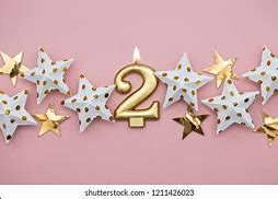 Image result for Rose Gold Glitter Number 2