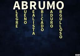 Image result for abrumo
