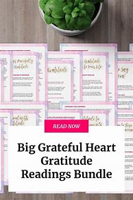 Image result for Gratitude Readings for Adults