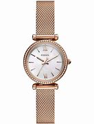Image result for Fossil Women Analog Watch Rose Gold Strap
