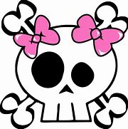 Image result for Cute Girly Skulls