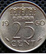 Image result for Netherland 25 Cent Coin