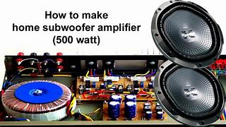 Image result for Home Stereo Subwoofer Amplifier 500 Watt