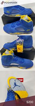 Image result for Retro 5s Cyan and Yellow