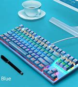 Image result for Blue Computer Keyboard