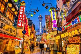 Image result for Downtown Osaka Japan Anime Build Boards