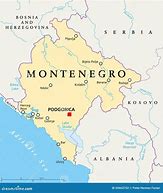 Image result for Montenegro Capital Map