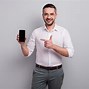 Image result for Picture of Guy Holding Her Phone Smiling