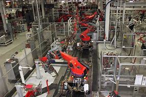 Image result for Tesla Factory Robots