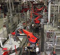 Image result for Tesla Factory Robots