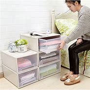 Image result for Plastic Storage Boxes for Clothes