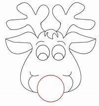 Image result for Rudolph Line Drawing