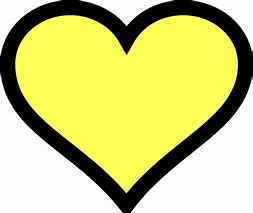 Image result for Yellow Heart Printable