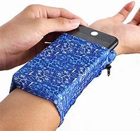 Image result for Wrist Cell Phone Wallet with Bracelet and Key Chain