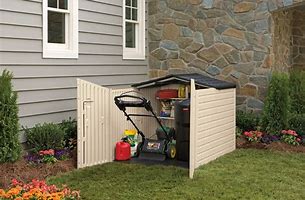Image result for Plastic Outdoor Storage Box