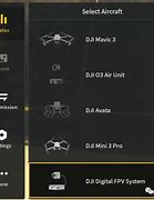 Image result for DJI FPV Compatibility Chart