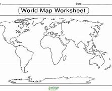 Image result for World Map Worksheet