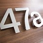 Image result for Stainless Steel House Numbers