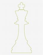 Image result for Outline of Chess King Piece