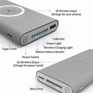 Image result for Wireless Charging Power Bank with Plug