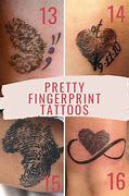 Image result for Fingerprint Tattoo Designs