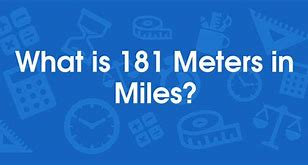 Image result for How Big Is 181 Meters