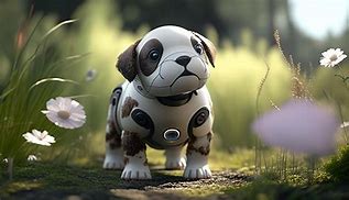 Image result for Robot Dog Digital Art