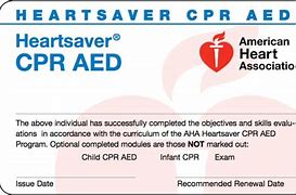 Image result for CPR and AED Certification