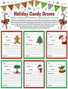 Image result for Printable Christmas Candy Cane Grams
