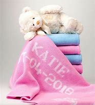 Image result for Personalised Baby Blanket